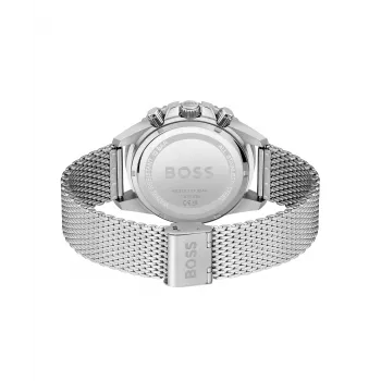 BOSS Velocity herenchronograaf horloge 1513905 46mm zwart siliconen