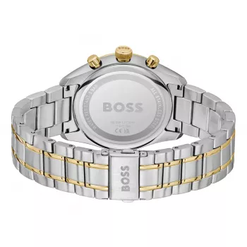 BOSS Velocity heren quartz-chronograaf horloge 1514227 44mm zwart siliconen