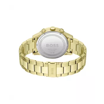 BOSS horloge heren 1513923 (46mm) - blauwe wijzerplaat, RVS chronograaf