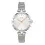 BOSS dameshorloge 1502653 quartz analoog horloge 32mm RVS mesh band zilver