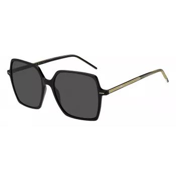 BOSS Dames zonnebril BOSS1524S807 Havana acetaat Grijs verloop 57mm