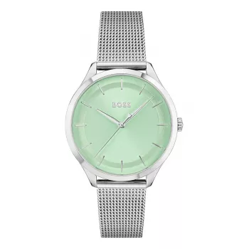 BOSS dameshorloge 1502636 36mm zilver RVS quartz