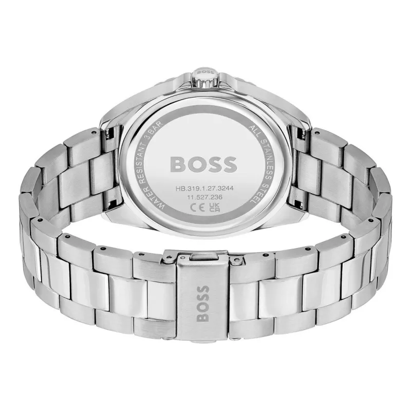 BOSS Dameshorloge 1502732 38mm Zilver RVS mesh Quartz