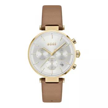 BOSS dameshorloge 1502772 36mm edelstaal quartz analoog zilver