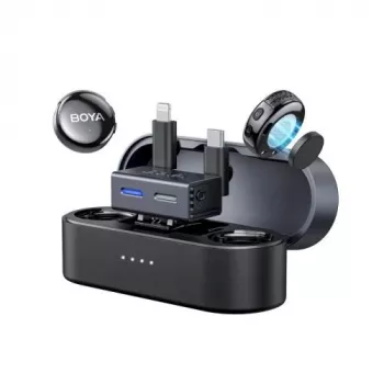 BOYA BOYALINK 3-01 draadloze microfoon 2,4GHz / Type-C / Lightning