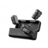 BOYA BOYAMIC 2-02 draadloos microfoonsysteem 2,4GHz, AI-ondersteunde ruisonderdrukking, 2 ontvangers + 1 zender (USB-C) zwart