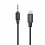 BOYA BY-K1 3,5mm TRRS-stekker naar Lightning-stekker audio-adapterkabel (20 cm, zwart)