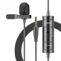 BOYA BY-M1S omnidirectionele lavalier-microfoon, 3,5mm-aansluiting, zwart