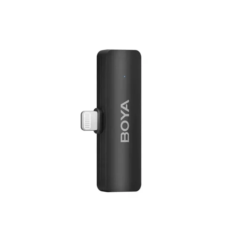 BOYA BY-V4D draadloos microfoonsysteem met 4 zenders en 1 Lightning-ontvanger (zwart)