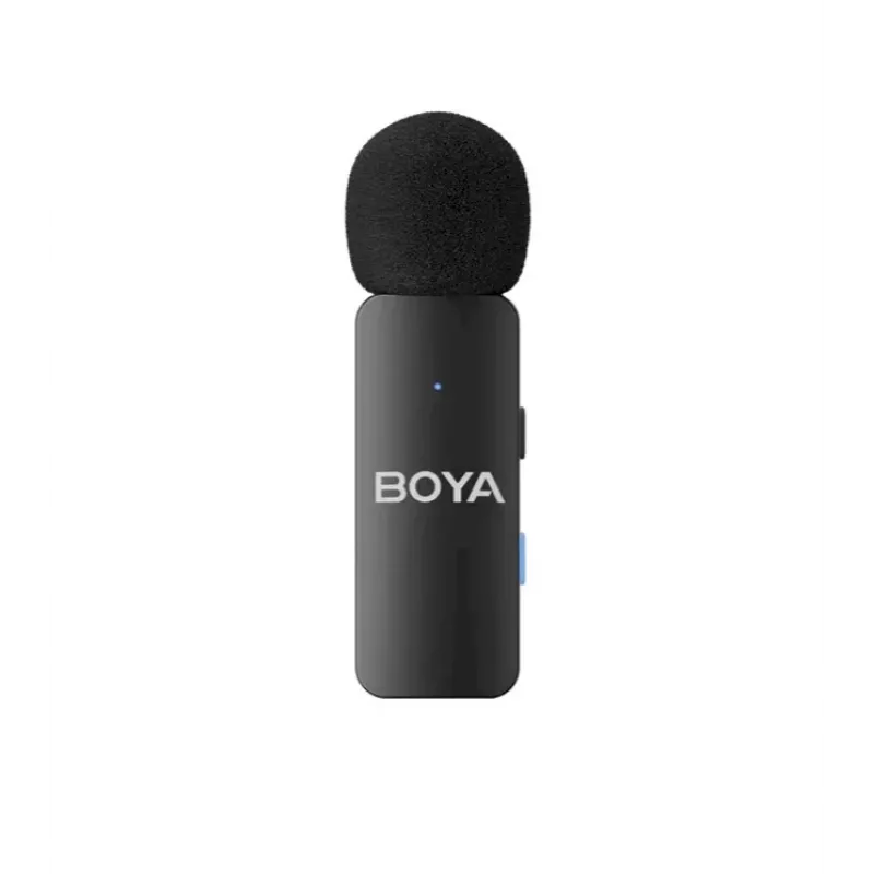 BOYA BY-V4D draadloos microfoonsysteem met 4 zenders en 1 Lightning-ontvanger (zwart)