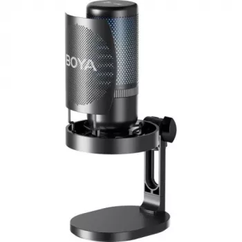 BOYA K3 bedrade condensatormicrofoon, omnidirectioneel, ruisonderdrukking, realtime monitoring, USB Type-C, zwart