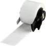 Brady M6-20-362 manipulatieveilige gemetalliseerde polyester etiketten, zilver, glanzend, 25,40 x 50,80 mm, permanent acryl, 100 etiketten/rol