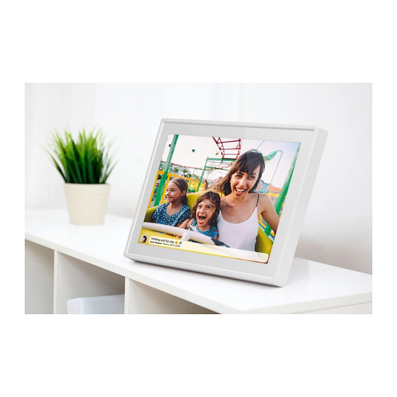 Braun DigiFrame 1019 WiFi 25,7 cm (10,1 inch) Digitale fotolijst Wit