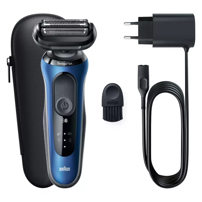 Braun Series 61 - B1000s elektrisch scheerapparaat nat & droog blauw