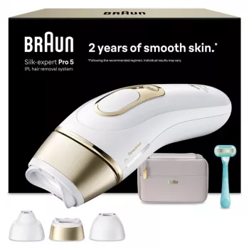 Braun Silk-expert 80851324 lichtontharingsapparaat Intense Pulsed Light (IPL) wit, geel