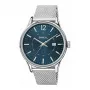 BREIL TW1560 heren quartz horloge 44mm zwarte wijzerplaat lederen band