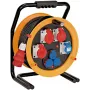 Brennenstuhl 1319110010 kabelhaspel 40m H07RN-F 3G2.5 IP44 4x Schuko zwart/oranje