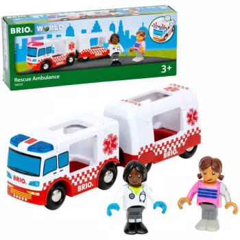 BRIO World ambulance speelgoedvoertuig
