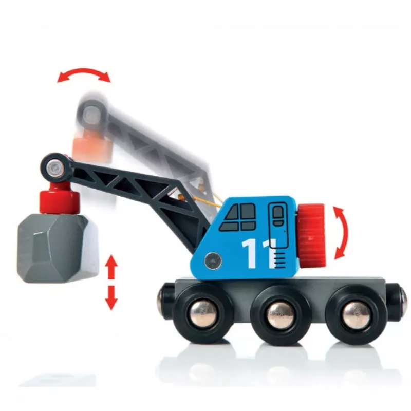 BRIO World Wegen & rails steenverlaadset