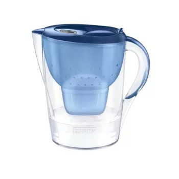 Brita Marella+ waterfilterkan met 4 MaxtraProPP cartridges (2,4 l, blauw)