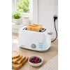 Brock BT 1002 WH toaster 800W, wit