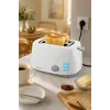 Brock BT 1002 WH toaster 800W, wit