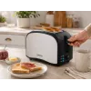 Brock BT 1003 SS toaster 800W, zwart/roestvrij staal