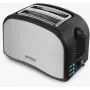 Brock BT 1003 SS toaster 800W, zwart/roestvrij staal