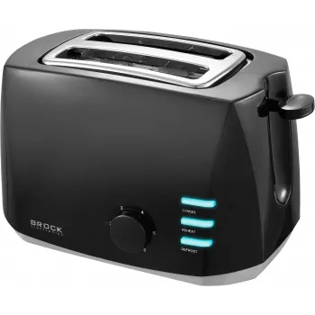Brock BT 1005 BK toaster 800W, zwart