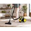 Brock BVC 8056 YT cycloon stofzuiger zonder zak 800W zwart/geel