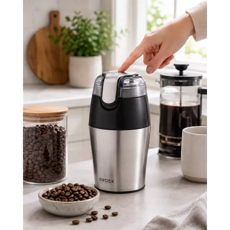 Brock CG 4050 SS koffiemolen, 150 W, staal