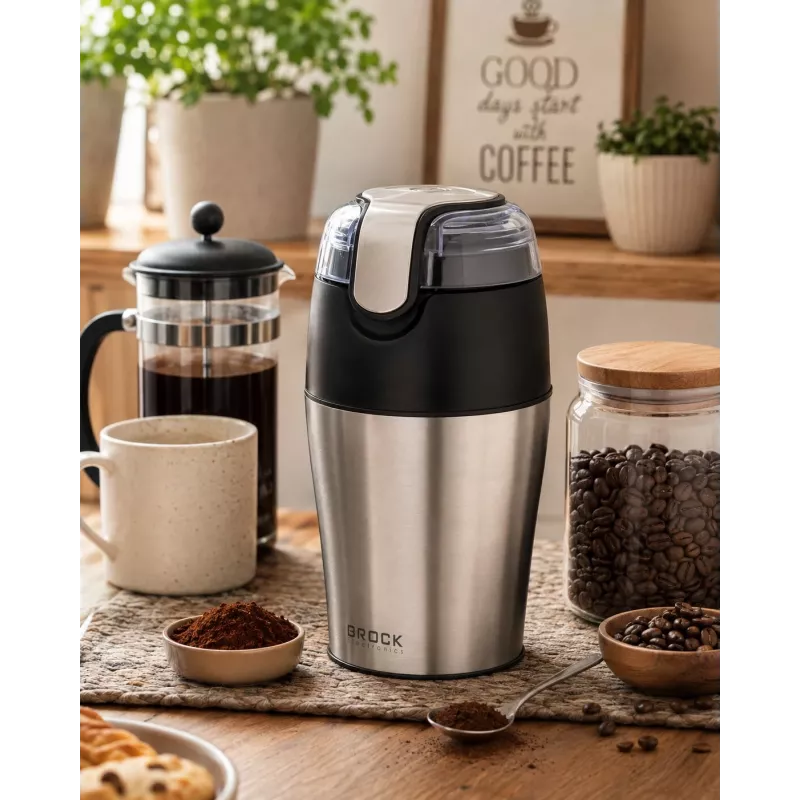 Brock CG 4050 SS koffiemolen, 150 W, staal