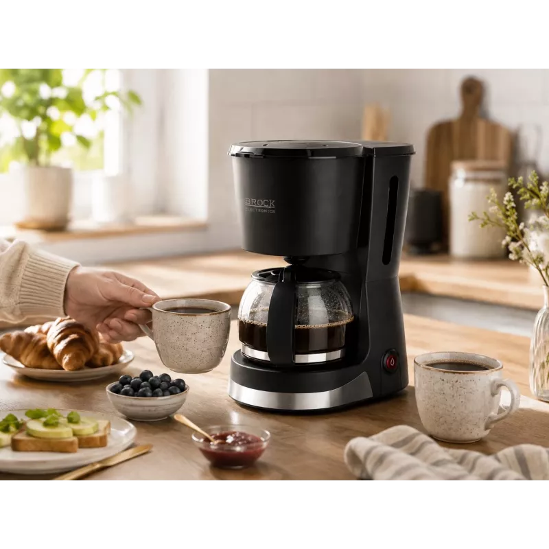 Brock CM 1501 SS filterkoffiezetapparaat 1,5L 915-1080W zwart