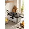 Brock DF 3001 SS friteuse 3,2L 2200W zwart/roestvrij staal