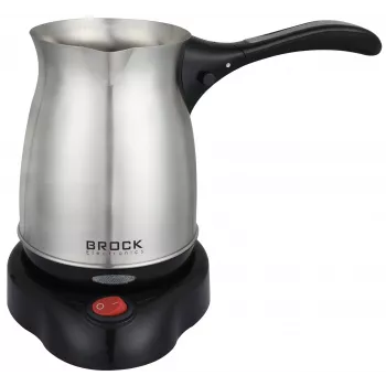 Brock ECP 105 Turkse koffiemachine, Zwart/Staal