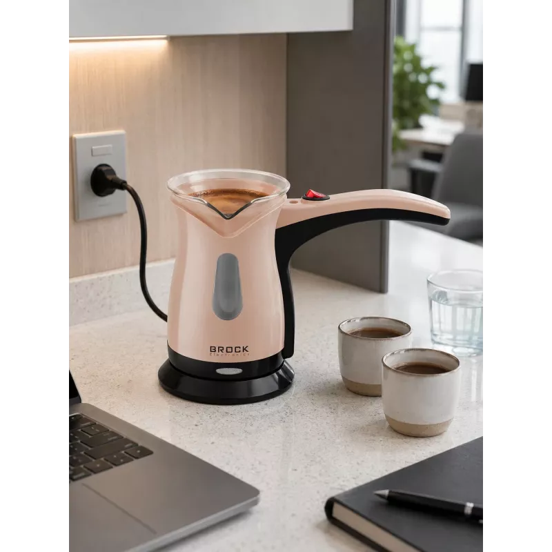 Brock ECP 106 Turkse koffiemachine 0,5L 500W crème/zwart