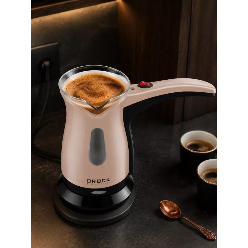 Brock ECP 106 Turkse koffiemachine 0,5L 500W crème/zwart