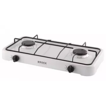 Brock GS 002 W tweepits gasstel, wit