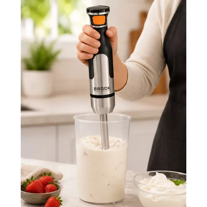 Brock HB 8001 S staafmixer 700W, zwart/roestvrij staal