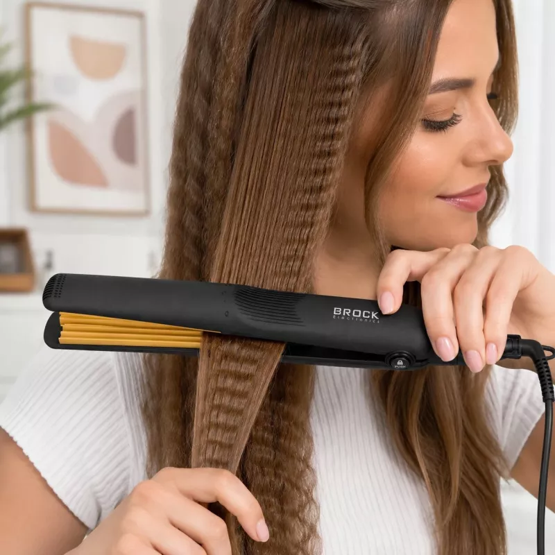 Brock HC 2001 BK keramische haarcrimper 25 W, zwart