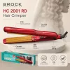 Brock HC 2001 RD keramische haarcrimper 25 W, rood