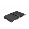 Brock HCG 5000 SS elektrische contactgrill 2000W, zwart/staal