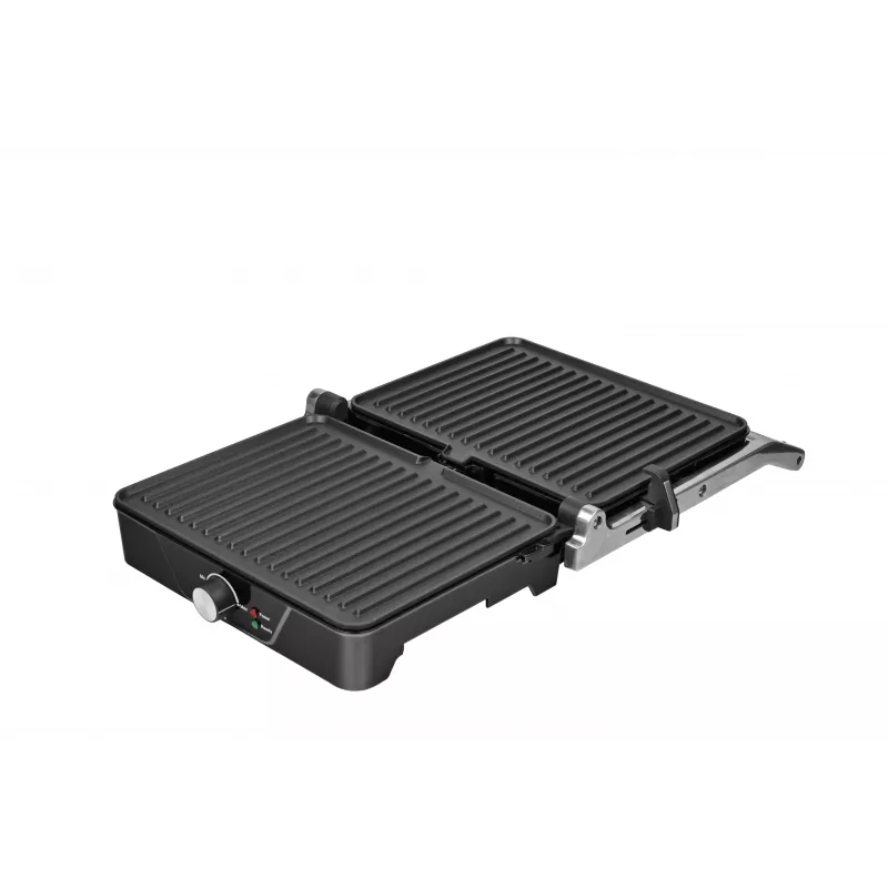 Brock HCG 5000 SS elektrische contactgrill 2000W, zwart/staal