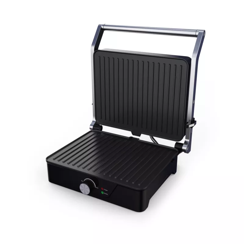 Brock HCG 5000 SS elektrische contactgrill 2000W, zwart/staal