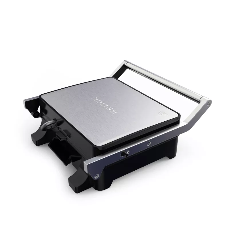 Brock HCG 5000 SS elektrische contactgrill 2000W, zwart/staal