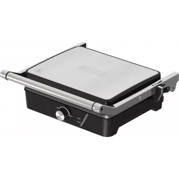 Brock HCG 5000 SS elektrische contactgrill 2000W, zwart/staal