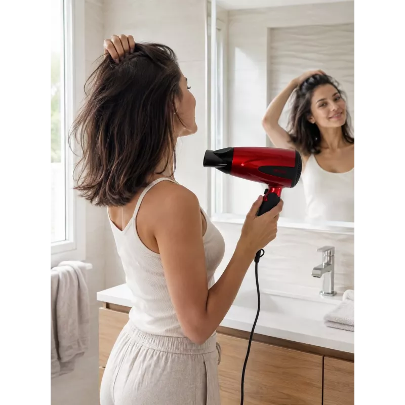 Brock HD 8501 RD haardroger 1600W, rood
