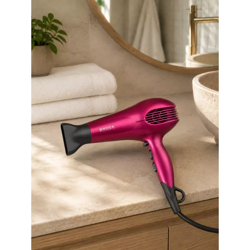 Brock HD 9501 PK haardroger 1800W, roze