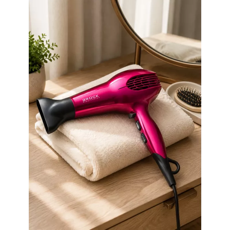 Brock HD 9501 PK haardroger 1800W, roze