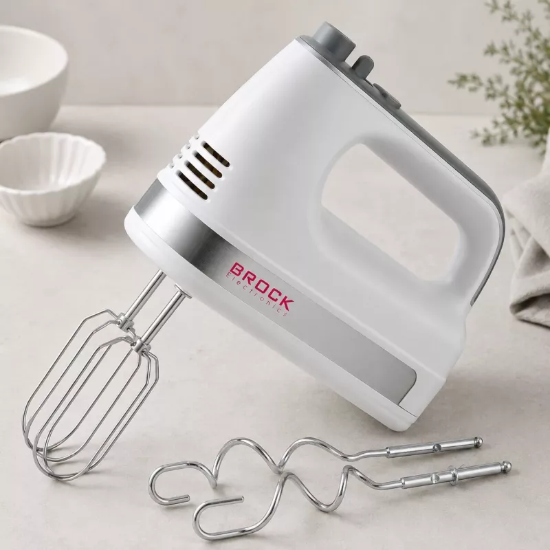 Brock HM 5003 WH handmixer 300W, wit